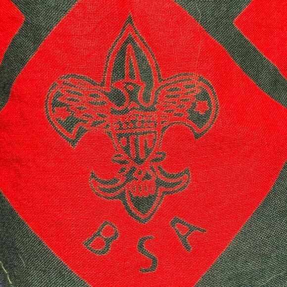 Boy Scouts of America BSA Green and Orange neckerchief Uniform - Picture 4 of 4